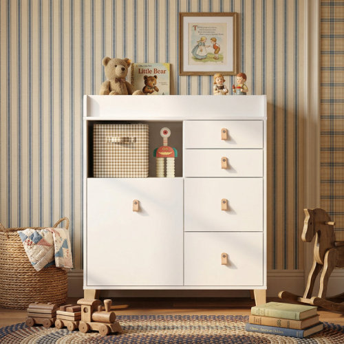 Viv + Rae™ Kyte 5 - Drawer Changing Table Dresser & Reviews | Wayfair