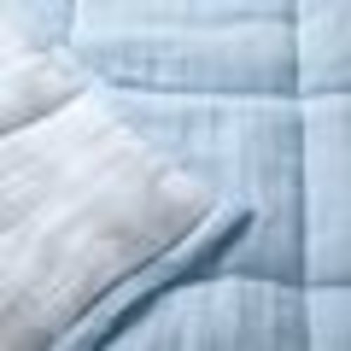 Muslin Quilt Baby and Toddler Blanket - Blue - Cloud Island™