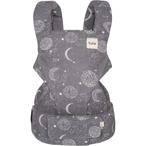 Baby Tula Explore Cotton Baby Carrier 7 – 45 lb, Adjustable Newborn to Toddler Carrier, Multiple Ergonomic Positions Front and Back, Soft and Supportive – Mystical