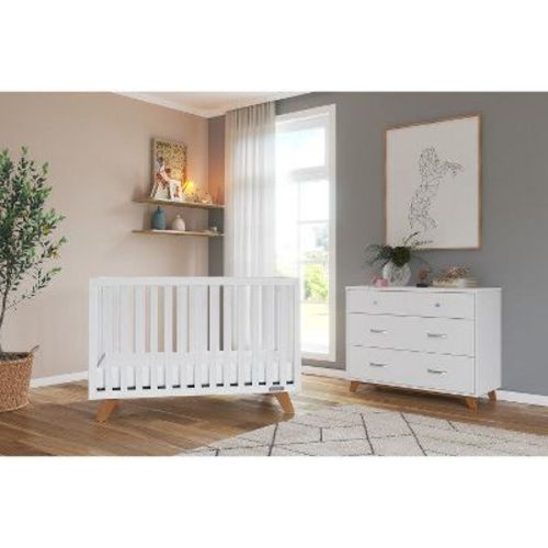 Child Craft SOHO 2-Piece Nursery Set, Includes 4-in-1 Convertible Crib and 3-Drawer Dresser