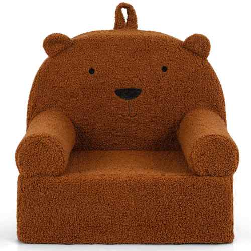 Baby Joy Little Bear Reading Chair - Brown