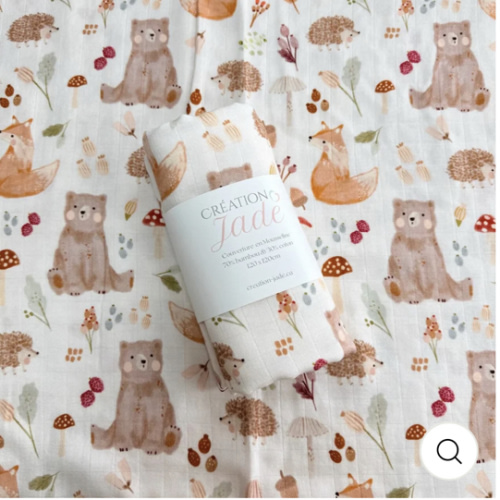 Mousseline - Woodland - Création Jade