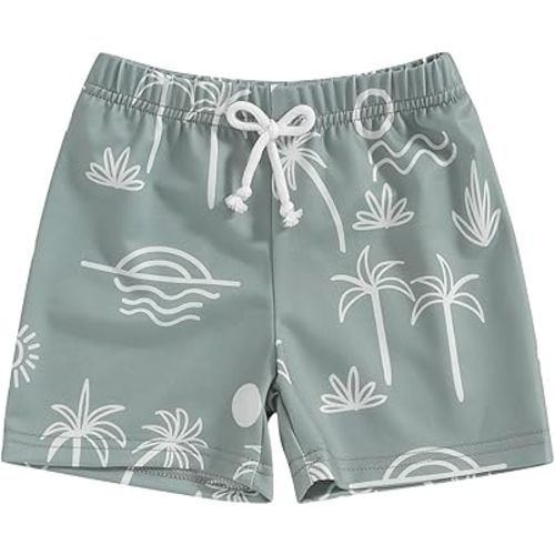 Unisex Toddler Baby Boy Girl Swim Trunks Print Swimming Shorts Board Shorts Beachwear Swimsuit Infant Bathing Suit