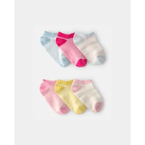 Toddler Girl 6-Pack No Show Socks | Carter's