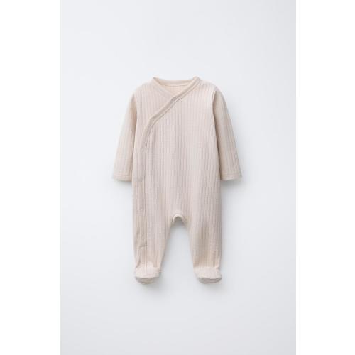 PLAIN STRUCTURE JUMPSUIT - Bone | ZARA United States
