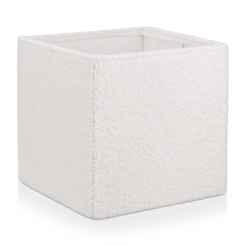 Bouclair White Foldable Sherpa Basket - Walmart.ca