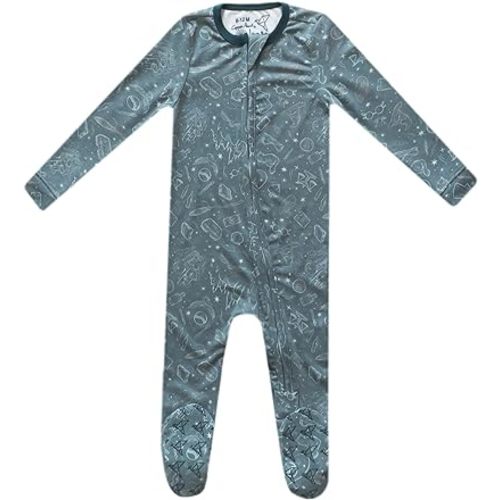 Copper Pearl Zip-Up Footie Baby Pajamas: Ultra-Soft Boys Pajamas and Girls Pajamas, Premium Knit Fabric in Stylish Prints, Tag-Free with Two-Way Zipper, Sized Newborn to 24 Months, Hogwarts™