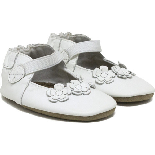Brianna Soft Soles, White - Robeez | Maisonette