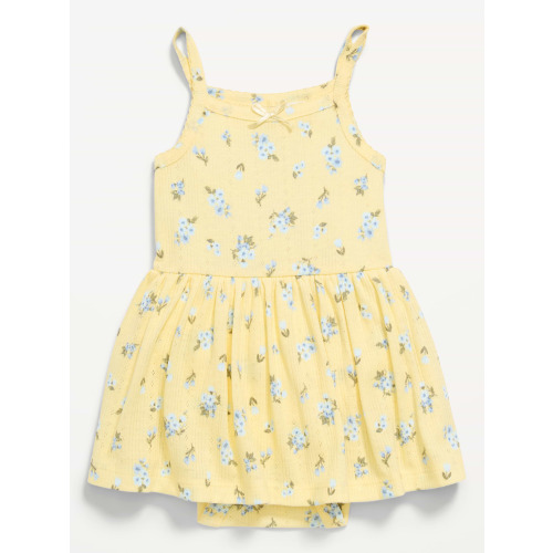 Pointelle-Knit Bodysuit Dress for Baby