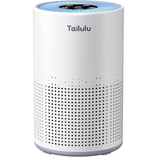 Air Purifiers for Bedroom Home Pets 1200 Ft², Tailulu H13 True HEPA Air Filter Portable Air Purifier with 12dB Sleep Mode, Speed Control, Timer, Quiet Air Cleaner For Odor Dust Smoke Pollen AP050