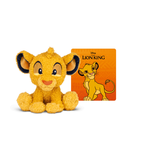 Tonies Cuddle Tonie Simba Audio Toy Plush from Disney's The Lion King, Age Group 3+