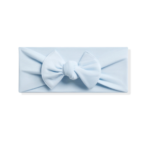 Knotted Bow Headband in Breeze 3-6