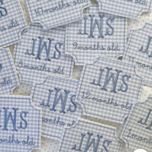 Vintage Initial Month Cards – Little Happies