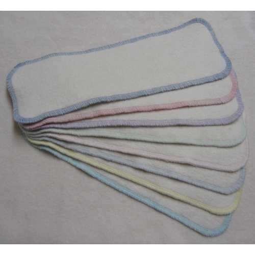 Boosters - Hemp / Organic Cotton Cloth Diaper Booster Liners - 2 Ply Pocket Inserts Doublers Soakers - Preemie | Newborn / Small | Medium