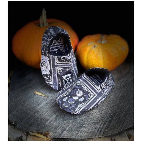 Tarot Baby Moccasins Soft Sole Shoe Fleece Lined Mocs - Etsy