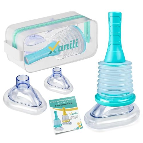 Choking Rescue Device, Portable Airway Suction Device, Anti Choking Device for Kids and Adults, Portable Suction Rescue Device for Children & Adults