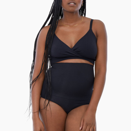 Ingrid and Isabel Cooling Postpartum Compression Underwear - Black, M