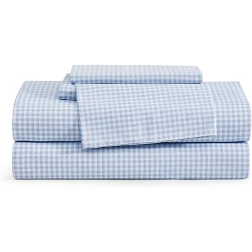 Tommy Hilfiger - King Size Sheet Set with Fitted Sheet & Pillowcases