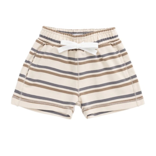 Organic Cotton Jalen Short - Raynor Stripe North Sea – Jamie Kay USA