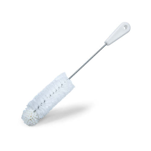 Foam tipped baby bottle brush – safe design