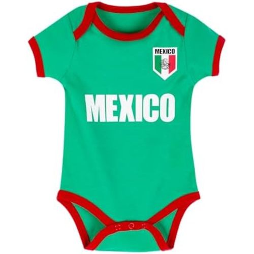 Baby Girls Boys Soccer Bodysuit Newborn Onesie Breathable Soft Short Sleeve Outfit Infant Toddler Kids 0-24Months