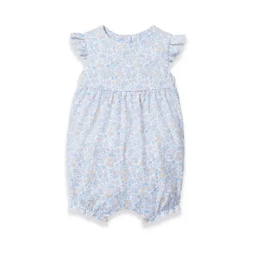 Baby's Pima Isla Play Romper in Fleur Blanche