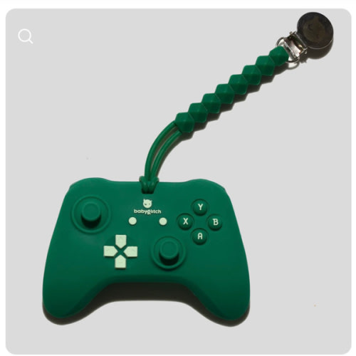 Lil Pro Controller Teether In Tunic Green Teether – BabyGlitch