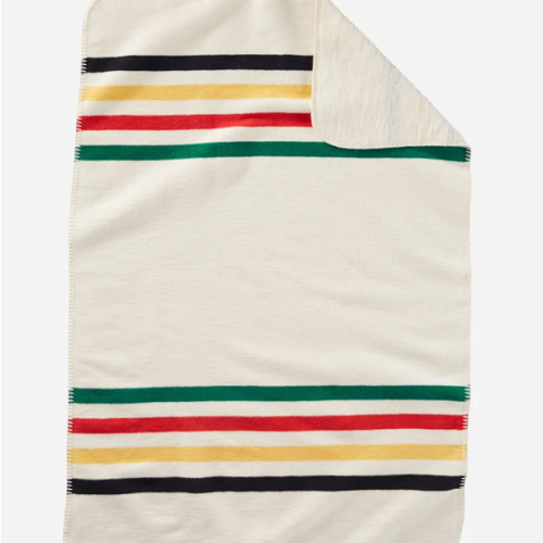 GLACIER ORGANIC COTTON BABY BLANKET