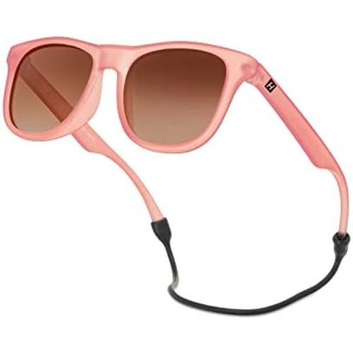 Hipsterkid Sunglasses Toddler Polarized Sunglasses Shatter-Resistant Lenses Stay-On Strap 100% UV Protection Christmas Gift