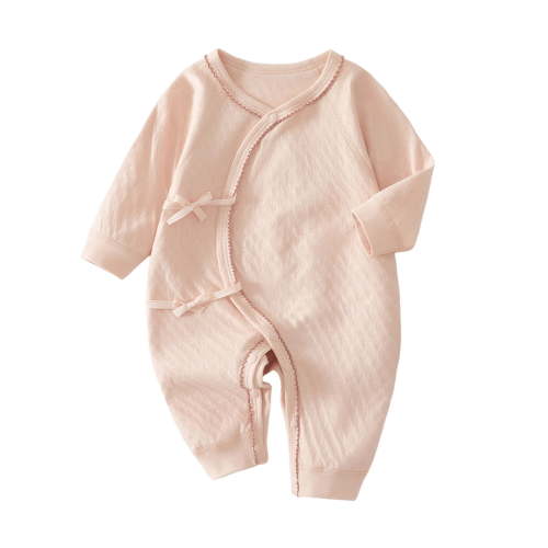 abtuhar Baby Girl Romper,Unisex Baby Outfit, Newborn Outfit, Infant Girl Clothes, Long Sleeve Baby Clothes Jumpsuit Pink 0-3 Months