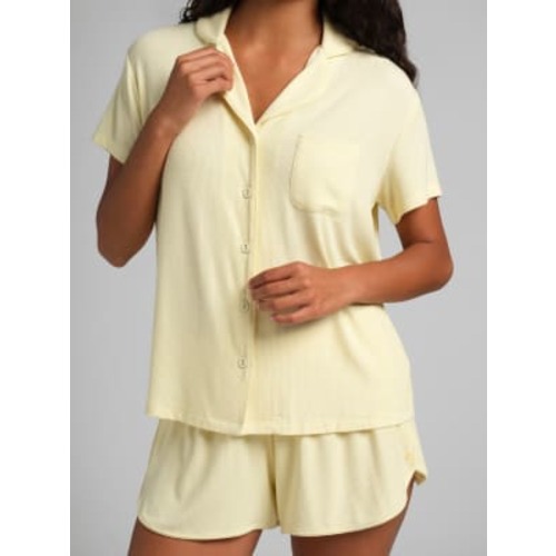 Slinky Rib Short Sleeve PJ Set | Ribbed Pajama Set | Comfrt