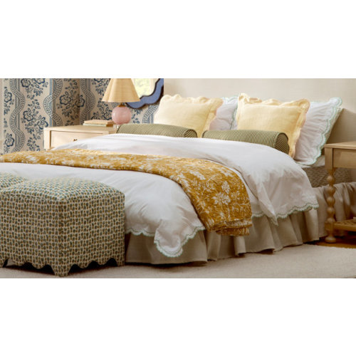 Namesake Crawford Gliding Ottoman In Eco-Weave Fabric | Water Repellent & Stain Resistant & Reviews | Birch Lane