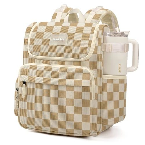 Large Corduroy Toddler Diaper Bag Backpack, Baby Boy Girl Diaper Bag for Mom, Girls Baby Travel Bag with Stroller Straps, Secures Strap for 40oz Bottles