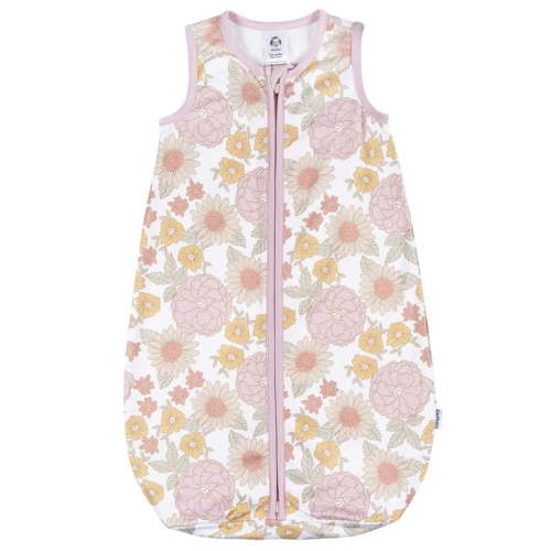 Gerber Baby Boy or Girl Unisex Sleepbag Wearable Blanket, Retro Floral