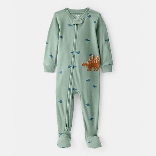 Baby & Toddler Boy Carter's Dinosaur Print Footed Pajamas