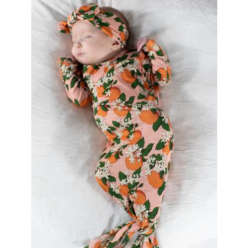 Knotted Gown - Orange Blossoms – Goosies