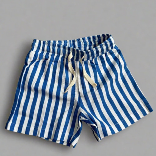 Linen Striped Shorts | The Milk Crew