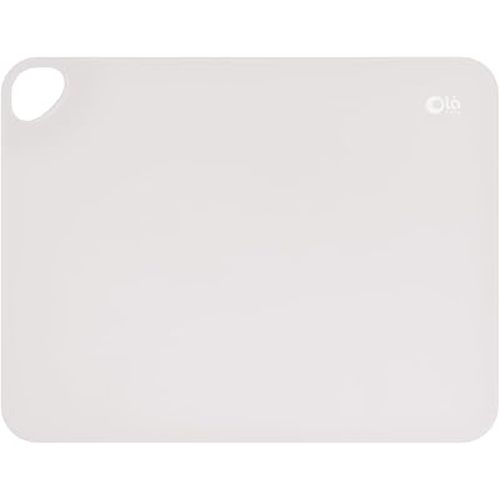 Olababy Fold N Go Silicone Placemat w Travel Case | Dishwasher Safe, BPA Free, Non-Slip, Waterproof | Mini Dining Mat for Infants, Babies, Toddlers and Kids (1, Pearl)