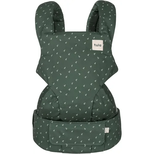 Baby Tula Explore Carriers - Breathable Baby Carrier Newborn to Toddler - Adjustable Toddler Carrier - Multiple Ergonomic Positions Front and Back - Ergonomic Fit for 7-45 lb - Cotton, Seedling