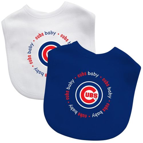 BabyFanatic Officially Licensed Unisex Baby Bibs 2 Pack - MLB Chicago Cubs