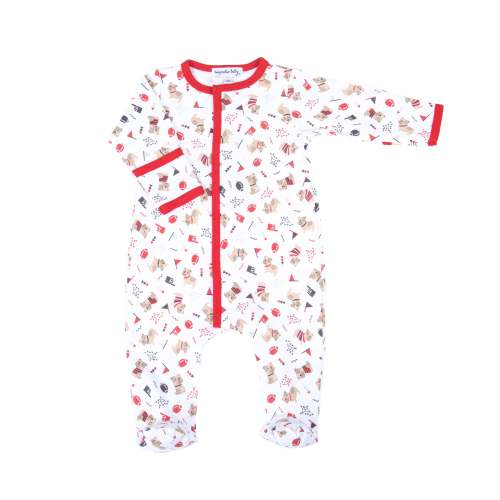 Bulldog Pride Print Footie