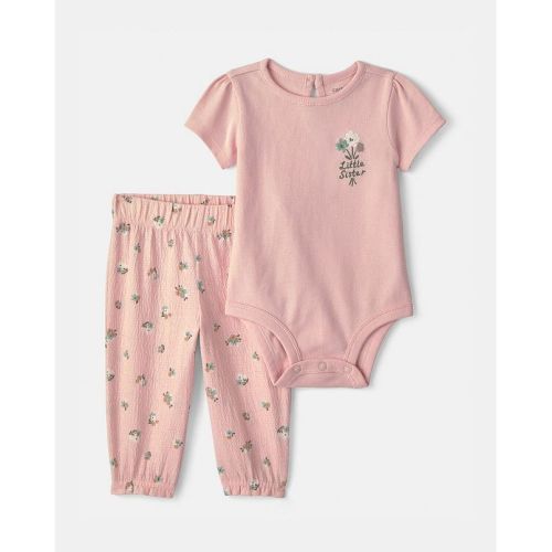 Baby Girl Carter's 2-Piece Bodysuit & Pant Set