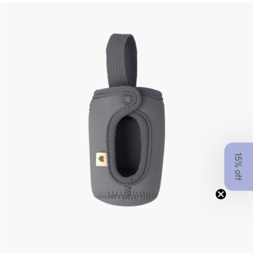 Iron coloured BIBS Baby Bottle Sleeve Small - Easy to Carry – Bibsworld store US