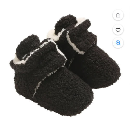 Huowey Baby Boy Girl Boots Shoes Winter Snow Bowknot Soft Sole Warm Prewalker Booties Lovely Footwear, 0-6 Months