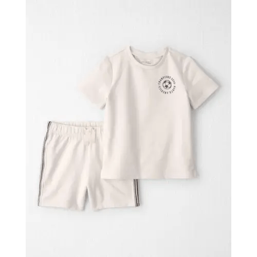 Toddler 2-Piece Organic Cotton French Terry Top & Short Set - Little Planet | Carter's