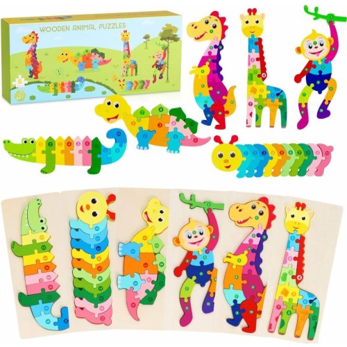 Best Seller: Animal Jigsaw Puzzles (6 PACK)