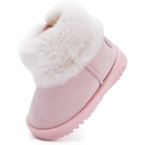 BMCiTYBM Girls Boys Snow Boots Warm Winter Fur Lined Baby Shoes (Infant/Toddler/Little Kid)