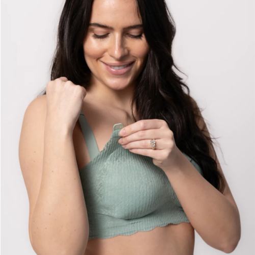 Sea Glass Lace Nursing Bra
