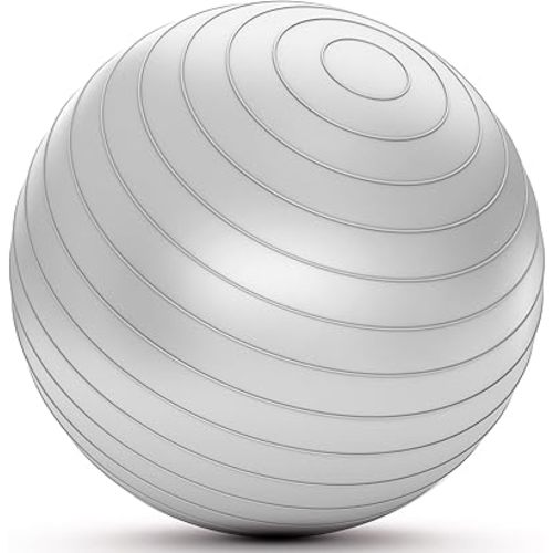 SK Depot™ Exercise Ball 33-85cm Extra Thick Yoga Ball Chair, Slow Deflate Fitness Ball Stability Ball for Improved Posture, Balance, Yoga, Pilates, Core, Fitness Exercise Training Balance Yoga Class Core Office & Home & Gym Ball