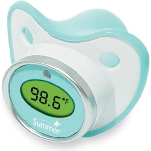 Summer Infant Pacifier Thermometer, Teal/White